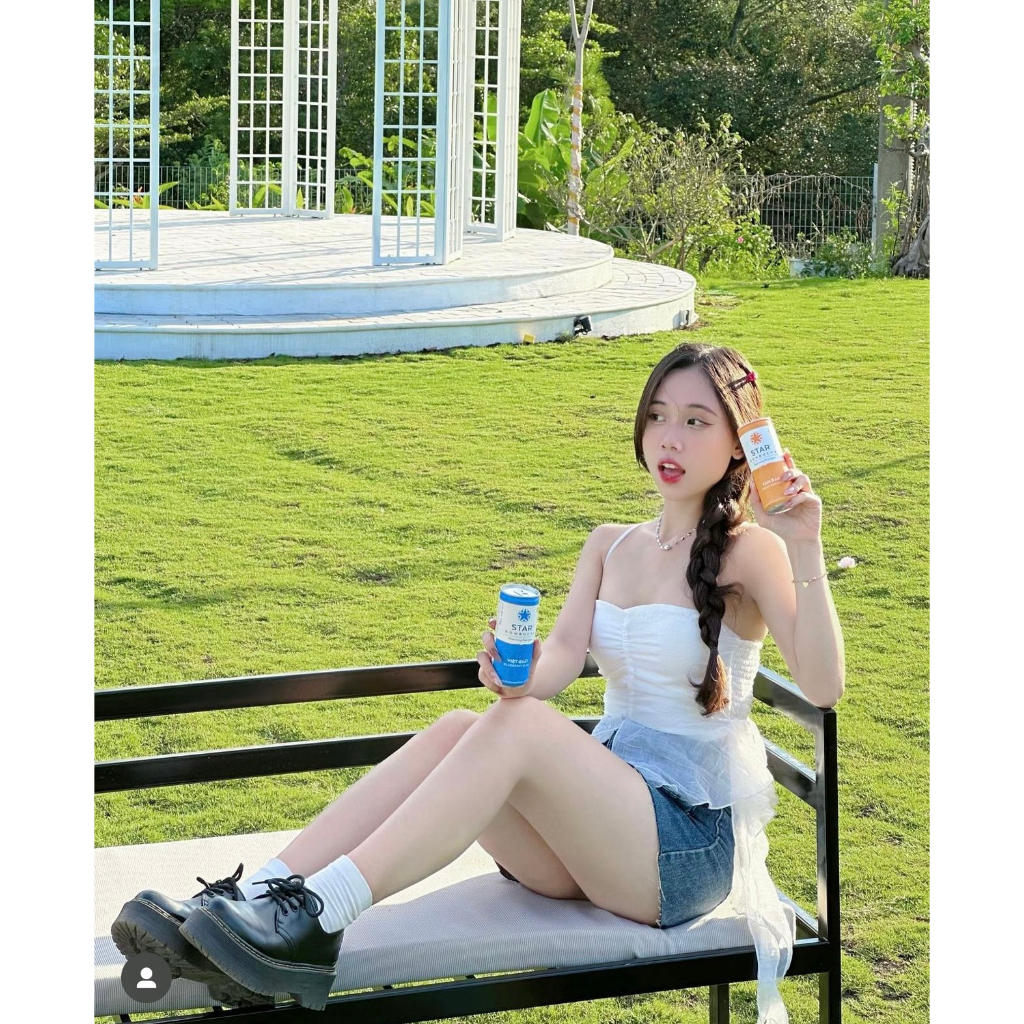 Áo kiểu 2 dây lưng chun - Mini top