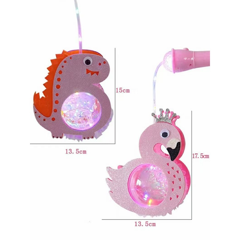 Lồng Đèn Nhựa Phát Sáng Có Nhạc Cho Bé Đồ Chơi Trung Thu PUKAPI