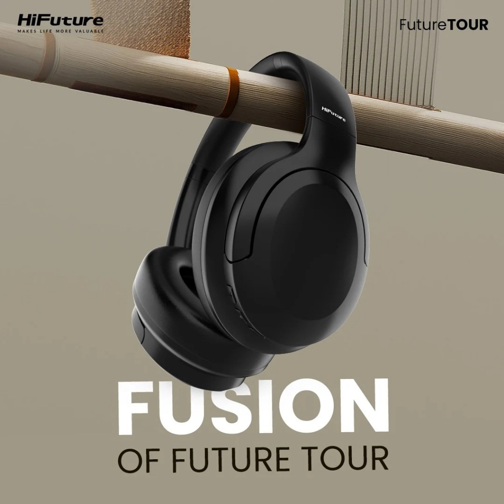 Tai Nghe chụp tai không dây FutureTour - Over Ear Hybrid Active Noise Cancellation ANC Siêu Bass | Hàng Chính Hãng