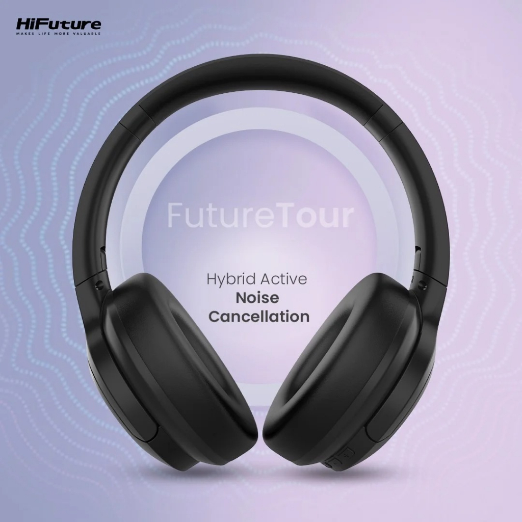 Tai Nghe chụp tai không dây FutureTour - Over Ear Hybrid Active Noise Cancellation ANC Siêu Bass | Hàng Chính Hãng