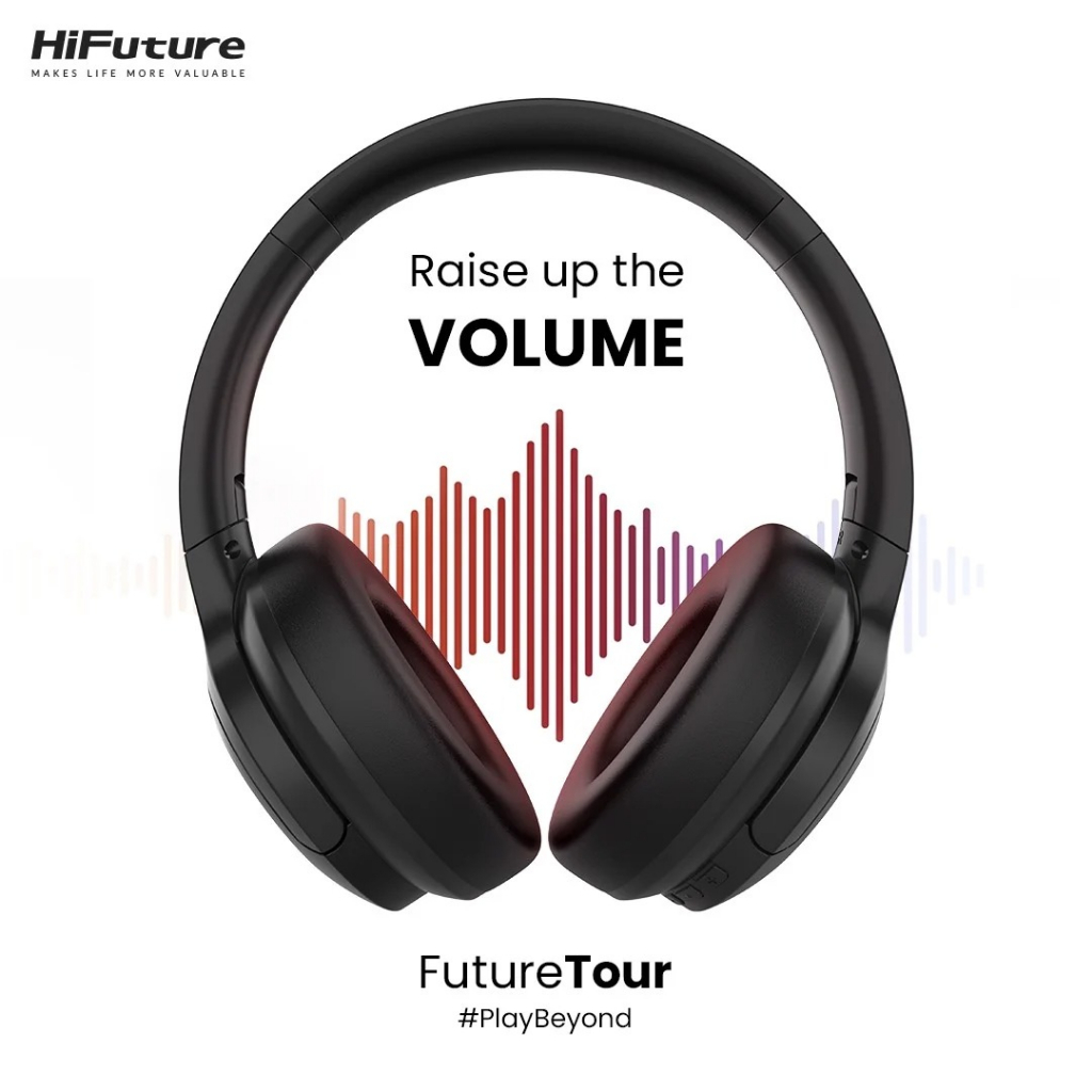Tai Nghe chụp tai không dây FutureTour - Over Ear Hybrid Active Noise Cancellation ANC Siêu Bass | Hàng Chính Hãng