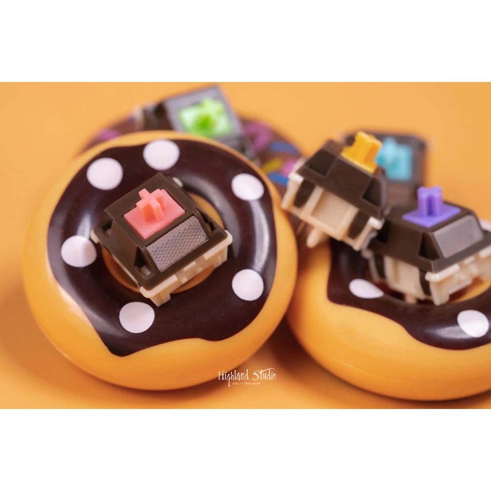 Công tắc bàn phím cơ | Switch Donuts | Linear Switch | Chất lượng cao - 1 switch