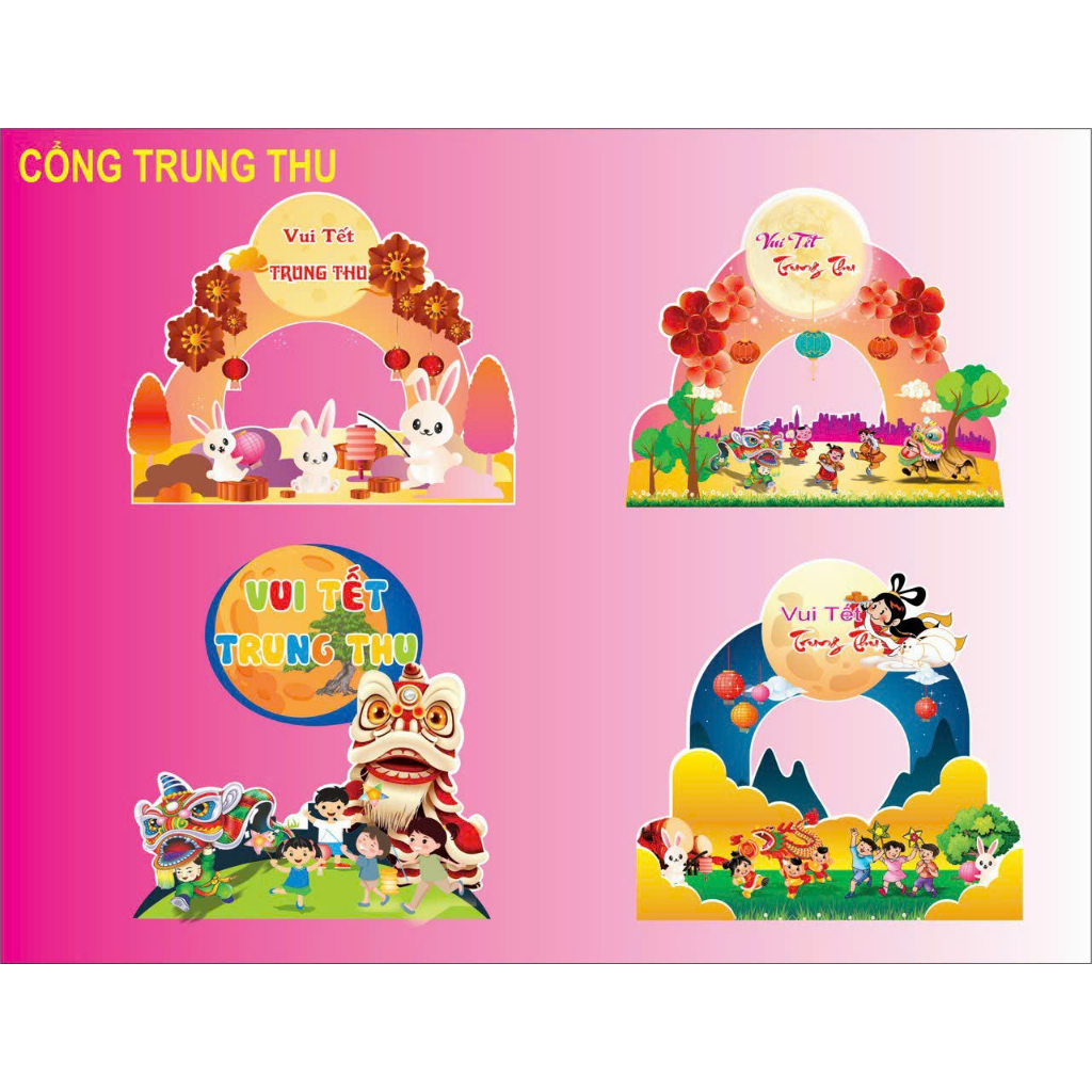 Set Giấy Trung Thu_Vui Trung thu