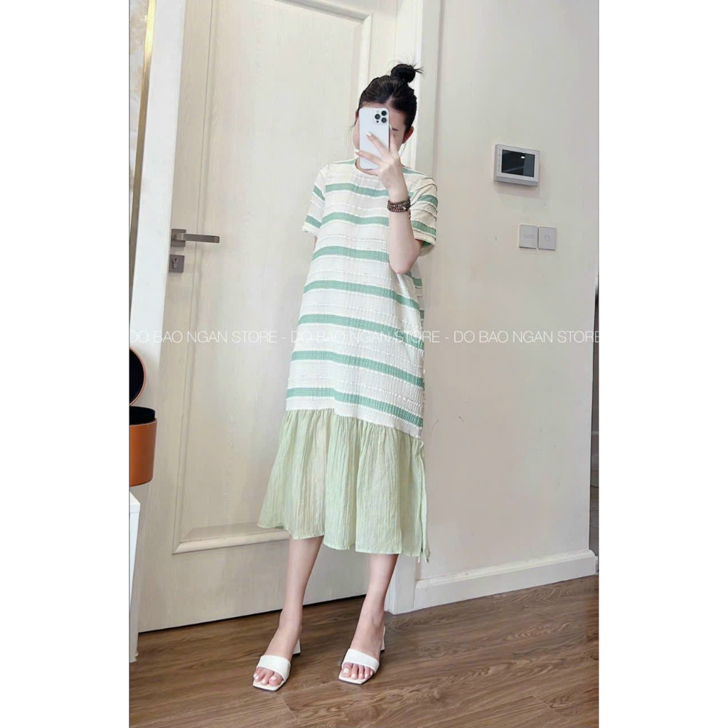 Đầm suông, đầm babydoll, đầm bầu thiết kế , mặc đi làm đi chơi chất thun xốp nhẹ tênh,xinh xắn