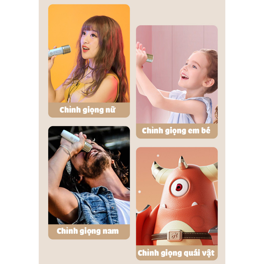 Loa karaoke bluetooth mini Q21 kèm 1 mic không dây nhỏ gọn công suất 6W