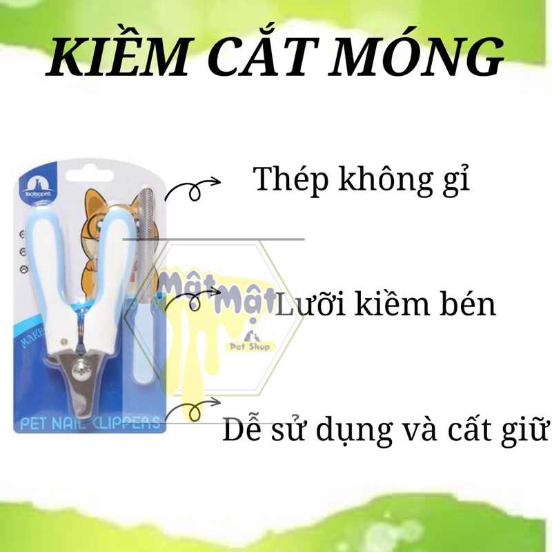 Kiềm bấm móng thẳng cho chó mèo