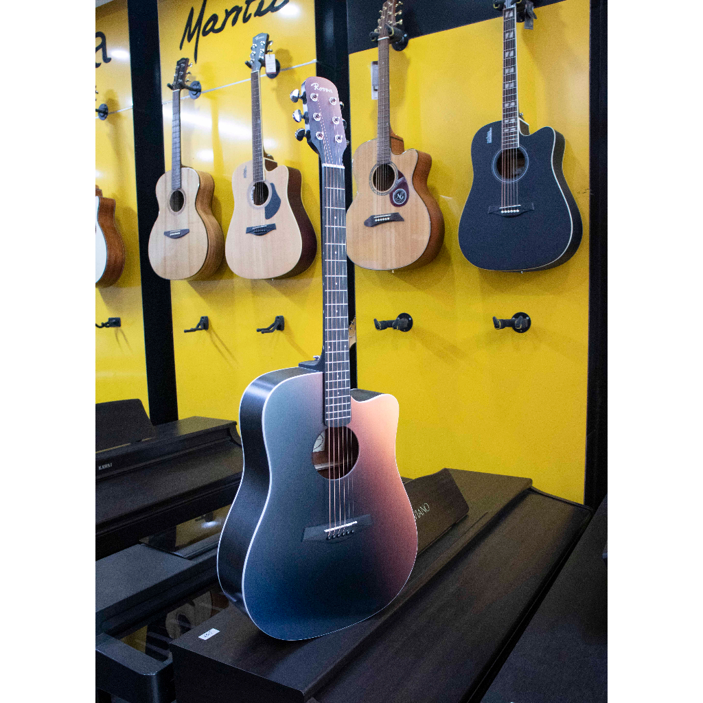 Đàn Guitar Acoustic Rosen N10 Chính Hãng - Tặng Kèm Bao Da, Capo, Pick Và Khoá Học Đệm Hát Hiển Râu