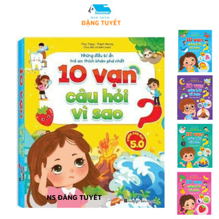Sách - 10 Vạn Câu Hỏi Vì sao - Bộ 5 Cuốn in màu : Cuộc Sống, Cơ Thể con Người, Thực Vật, Động Vật, Thiên Nhiên