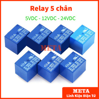 Relay 5 chân 5v 12v 24v 10a, rơ le 5 chân 10a, role 5 chân