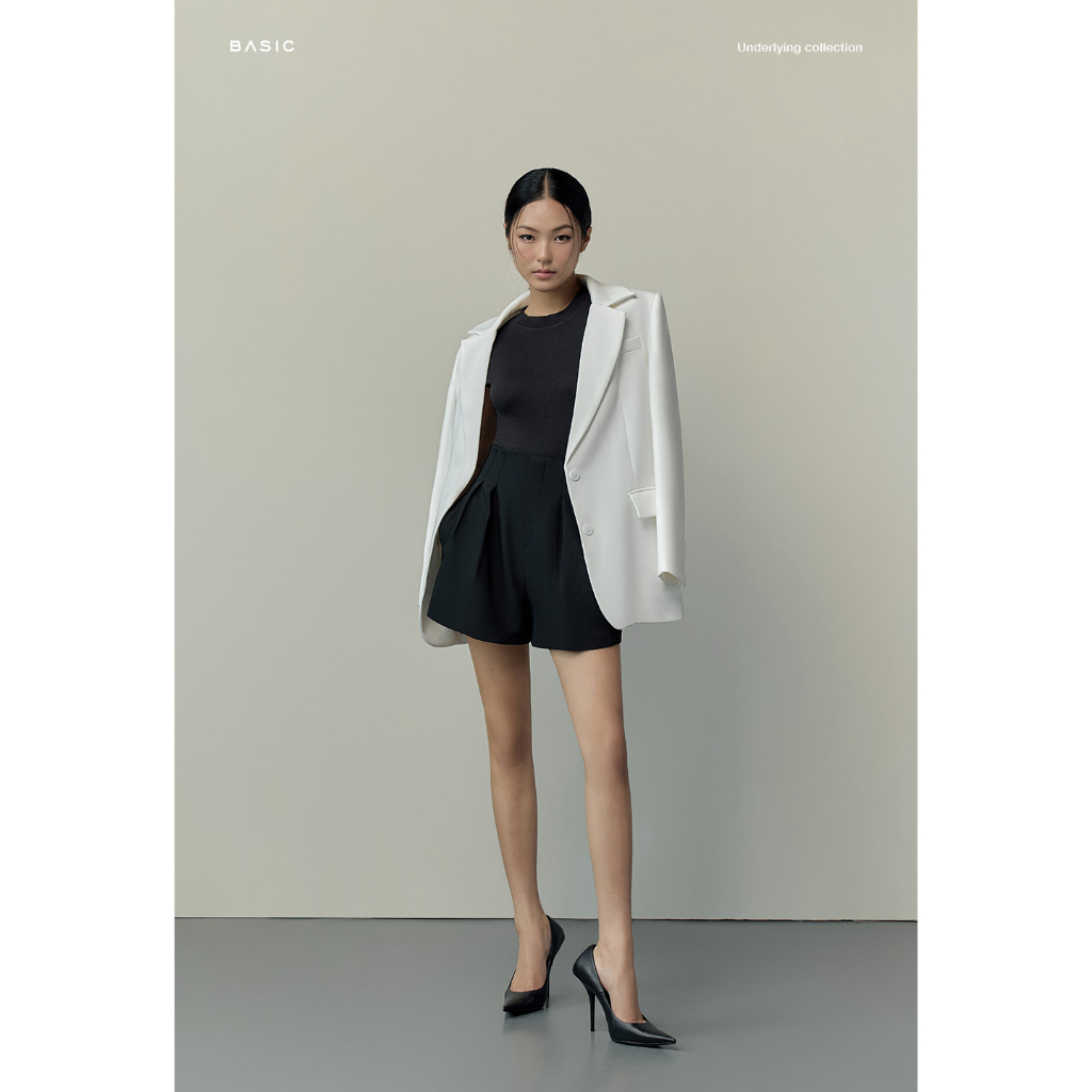 Áo blazer trơn BASIC MAIZE BLAZER