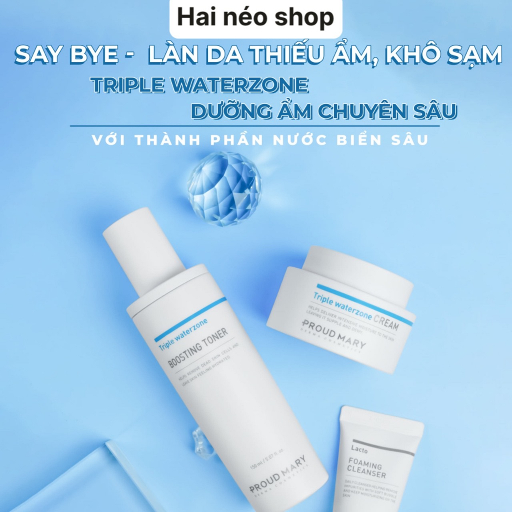 Gel cấp nước phục hồi, giải nhiệt, đập tan cơn khát mùa hè chứa Niacinamide, Vitamin B5, HA Proud Mary