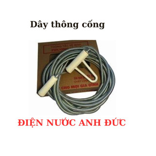 Dây thông tắc cống lò xo 3m, 5m, 7m, 10m