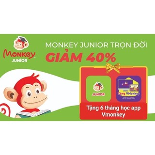 Bộ quà tặng monkey Junior trọn đời cho bé