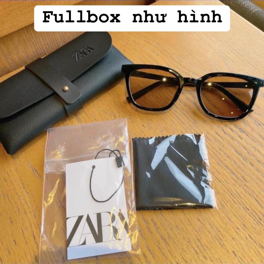 Kính Zara Cực Xinh Tặng Kèm Bao Da+ Khăn Lau