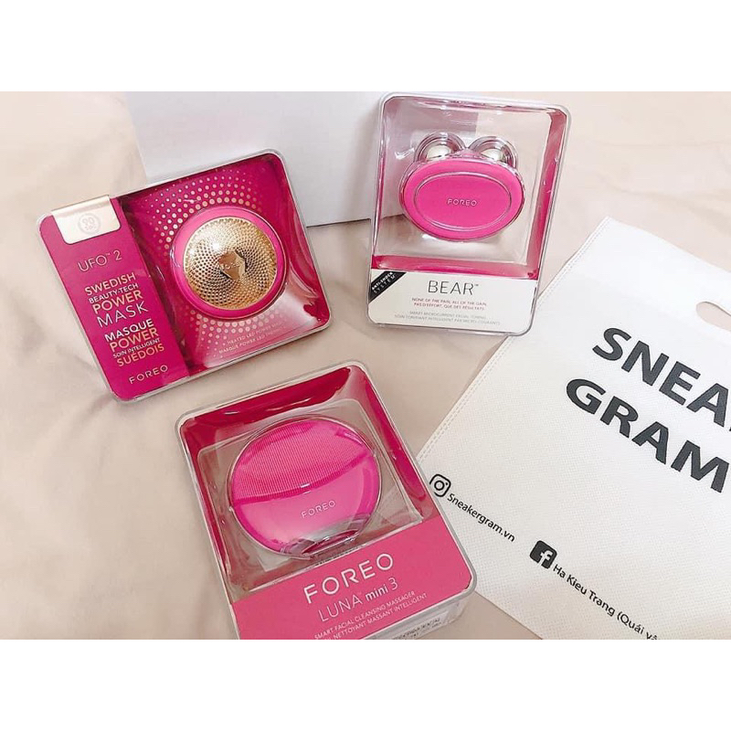Máy rửa mặt FOREO LUNA 3 chính hãng - Đủ bill