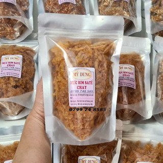 Mực rim sa tế chay gói 200gr _ nhà làm _ date 6 tháng