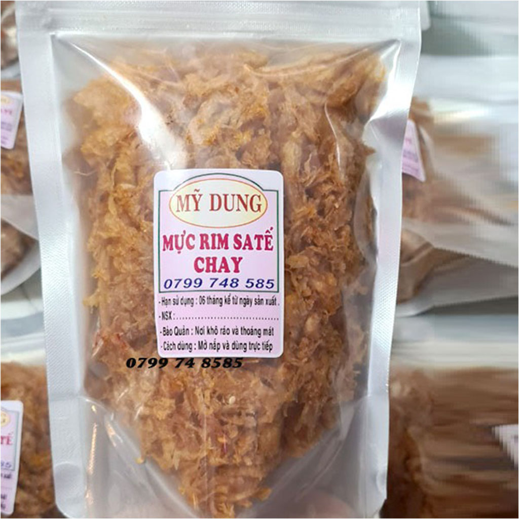 Mực Rim sa Tế Chay gói 200gr _ Nhà Làm _ Date 6 tháng