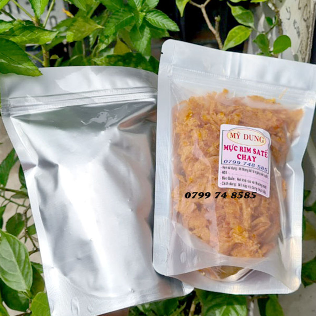 Mực Rim sa Tế Chay gói 200gr _ Nhà Làm _ Date 6 tháng