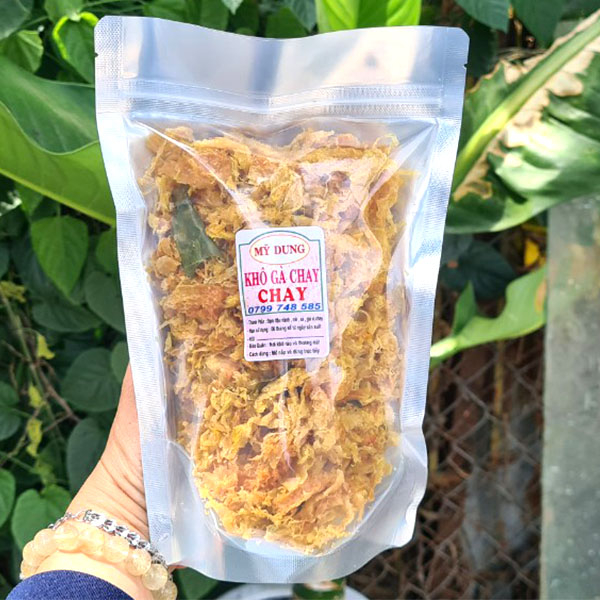 Khô Gà Lá Chanh Chay Gói 200 gr Nhà Làm - Món ăn thuần chay