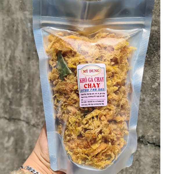 Khô Gà Lá Chanh Chay Gói 200 gr Nhà Làm - Món ăn thuần chay