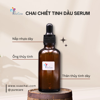 Chai THỦY TINH DÀY bóp giọt tinh dầu 5ml 10ml 15ml 20ml 30ml 50ml nước hoa mỹ phẩm serum dưỡng da