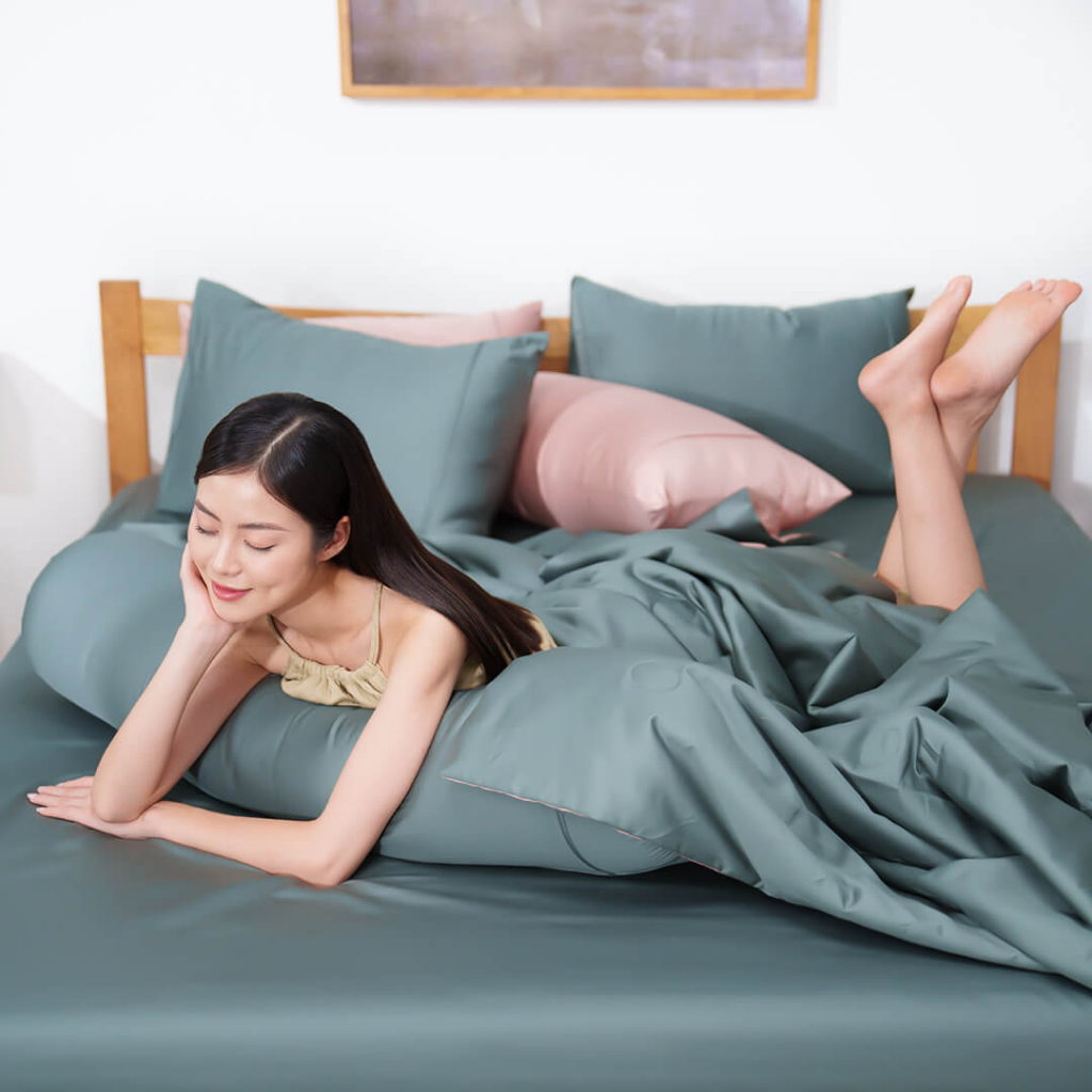 Bộ Ga chun Cotton satin Amando The Essentials Đơn sắc