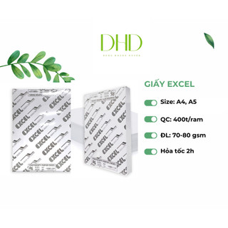 Giấy a4 excel 70 - 80 gsm in chứng từ, in bill