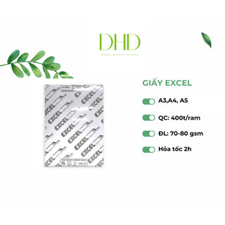Giấy A5 EXCEL 70 - 80 gsm (400 tờ) in chứng từ, in bill