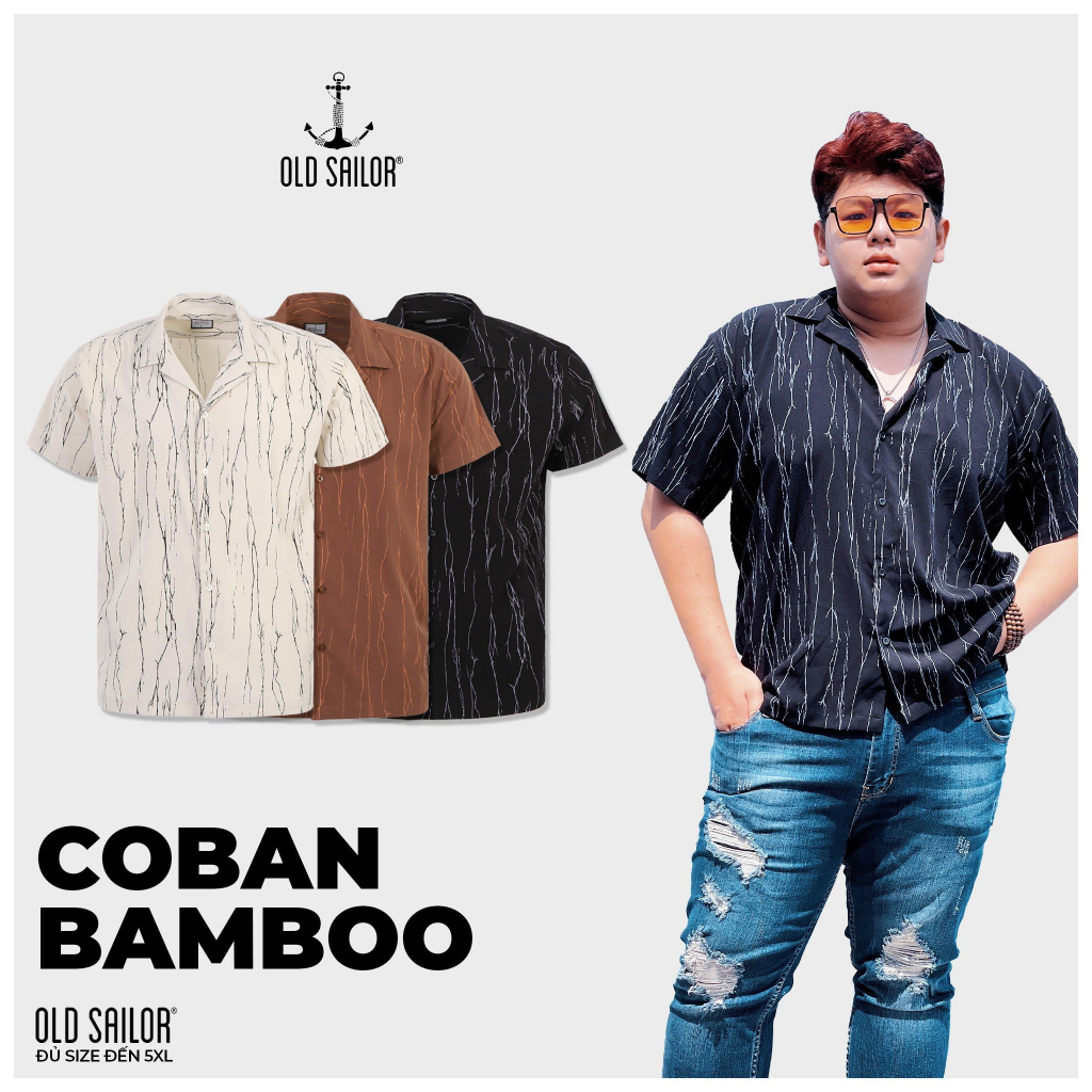 Áo Sơ Mi Nam Họa Tiết OLD SAILOR Chất Vải Bamboo Chống Nhăn Tự Nhiên Chống Tia UV Bigsize