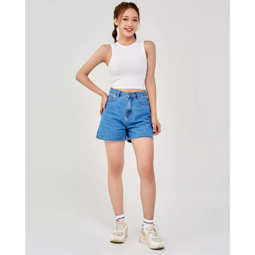 Áo 3 lỗ nữ croptop sát nách kiểu dáng ôm body chất thun gân dày dặn basic siêu tôn dáng | BigBuy360 - bigbuy360.vn
