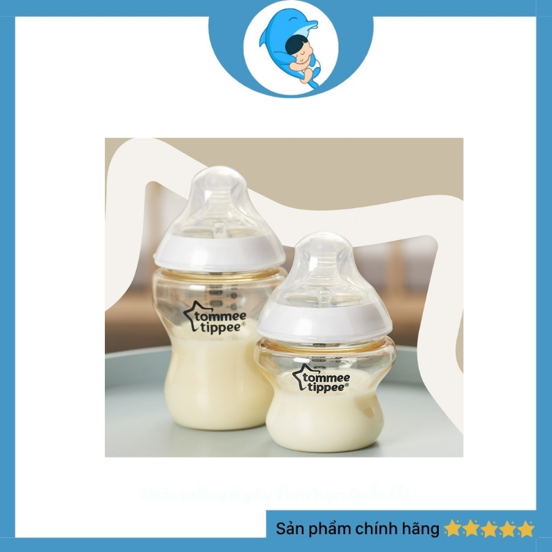 Bình sữa PPSU ty tự nhiên Tommee Tippee Closer to Nature 150ml/260ml