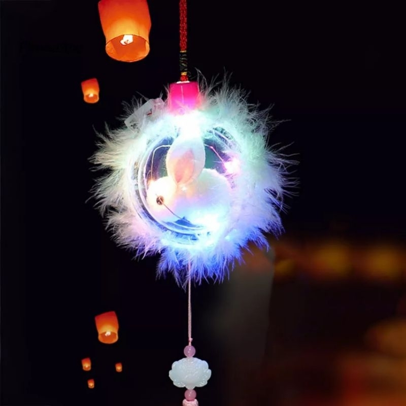 Đèn Lồng Trung Thu Hình Thỏ Phát Sáng cho bé gái