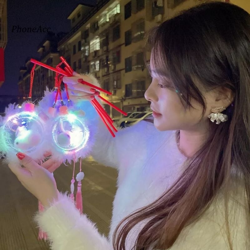 Đèn Lồng Trung Thu Hình Thỏ Phát Sáng cho bé gái