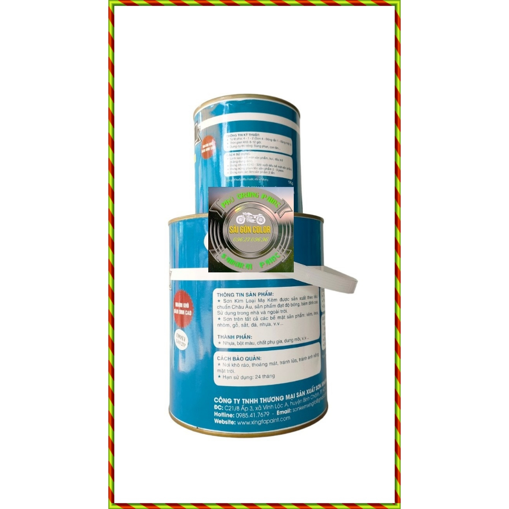 SƠN LÓT XÁM CHỐNG RỈ 2 THÀNH PHẦN XINGFA LON 4KG