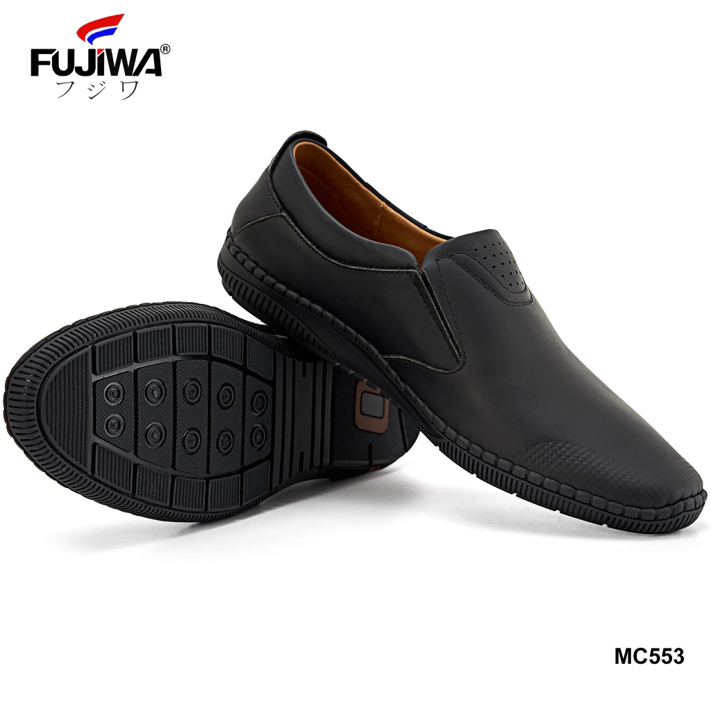 Giày Lười Nam Da Bò FUJIWA - MC553. Đế Giày Là Cao Su Thiên Nhiên, Đế Cao 3cm. Có Size:  38, 39, 40, 41, 42, 43