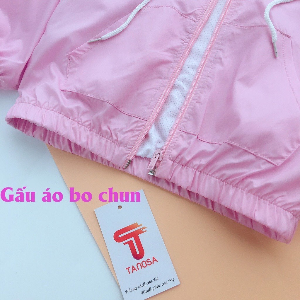 Áo khoác gió trẻ em Medokids thu đông cho bé trai, bé gái 2 lớp cho bé từ 10-32kg