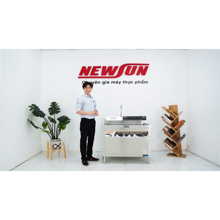 Máy rửa bát chén siêu âm chậu đơn NS-1000SS NEWSUN