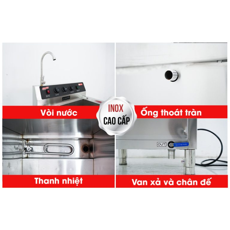 Máy rửa bát chén siêu âm chậu đơn NS-1000SS NEWSUN