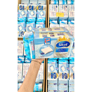 Bông tẩy trang silcot nhật bản 82 miếng - 2 hộp tặng kèm 1 diana 8m