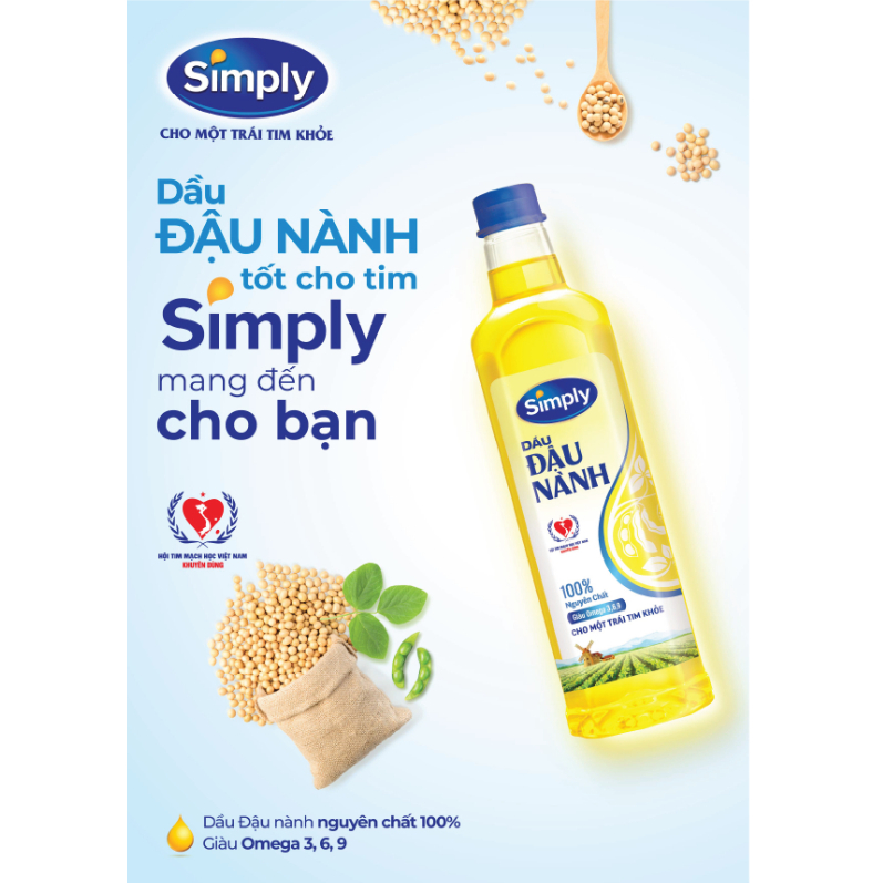 Dầu Đậu Nành Simply 1L