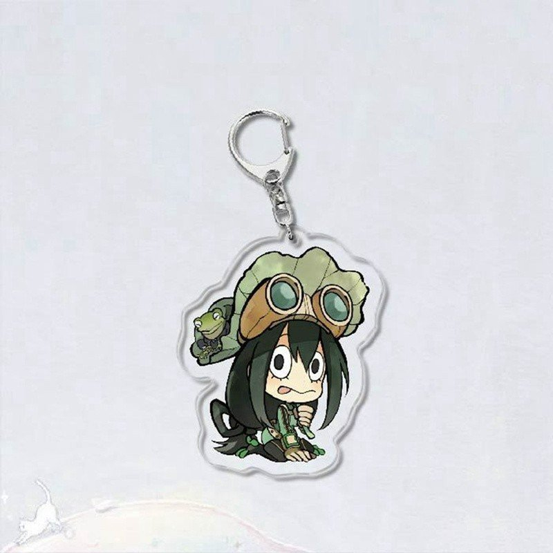 Móc khóa Boku No Hero Academia Học viện anh hùng in hình anime chibi Mica trong acrylic