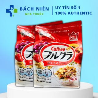 Ngũ cốc calbee đỏ 750g nhật bản, ngũ cốc calbee nhật bản 750g
