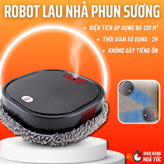 Robot lau nhà khử trùng đa năng tạo ẩm - robot lau sàn thông minh thế hệ s3 mẫu mới cao cấp