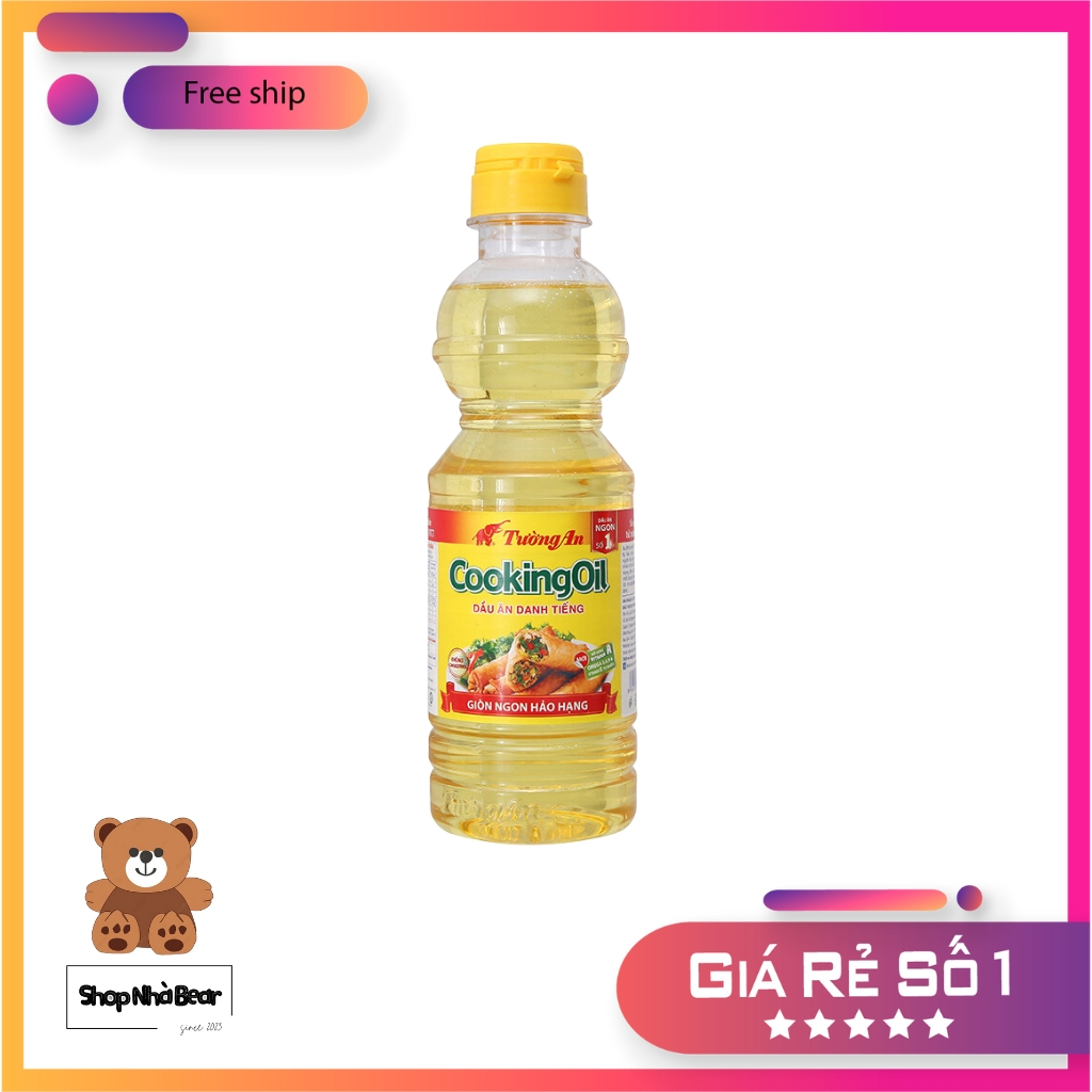 Dầu Ăn Thực Vật Tường An Cooking Oil 400ml