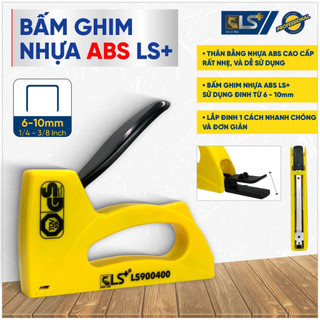 Máy bắn đinh ghim nhựa ABS cao cấp LS+, Máy bấm ghim cầm tay, không cần điện, khí nén Ghim vào gỗ, khung tranh