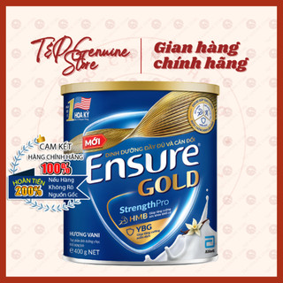 Sữa bột ensure gold strength pro hmb+ybg 400g - hương vani - date mới nhất