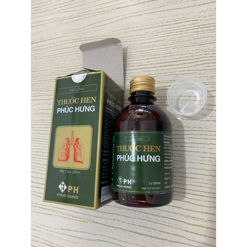 HEN PHÚC HƯNG 250ml, HEN PHẾ QUẢN