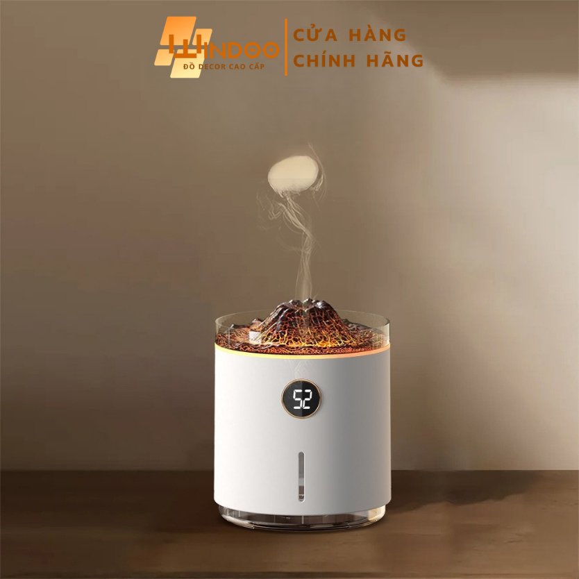 Máy phun sương xông tinh dầu núi lửa sứa, máy tạo độ ẩm không khí, máy khuếch tán tinh dầu Windoo WD82