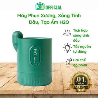 Máy Phun Sương Tạo Ẩm Không Khí Cao Cấp Hình Cây Xương Rồng – Máy Tạo Độ Ẩm Phun Tinh Dầu, Dung Tích 3L BH 12 Tháng