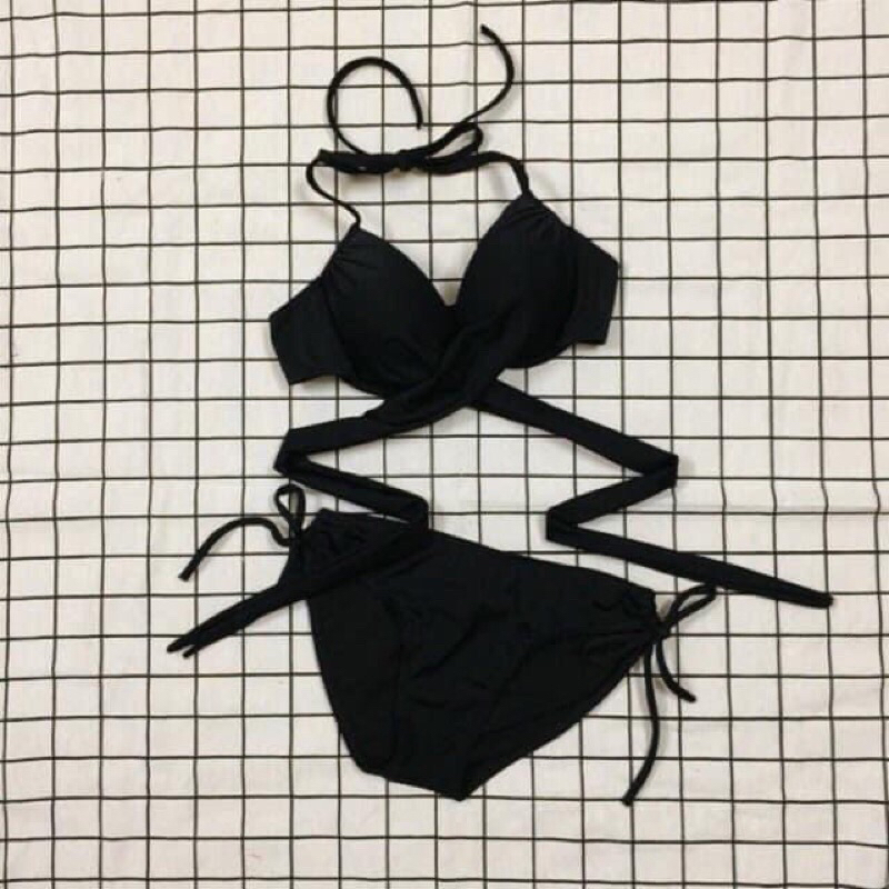 Bikini . Đồ bơi áo tắm 2mảnh mút gọng siêu nâng  quần luồn dây